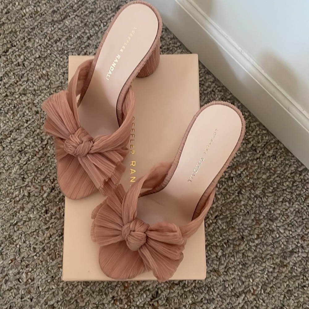 Loeffler Randall Penny Knotted Mules - Picture 2 of 4